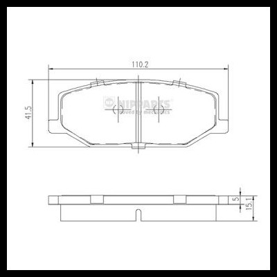 Jogo Pastilhas travão frente Suzuki SJ / Jimny