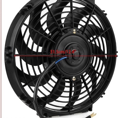 Ventilador de refrigeração do motor 12 V 80 W universal 31.5cm