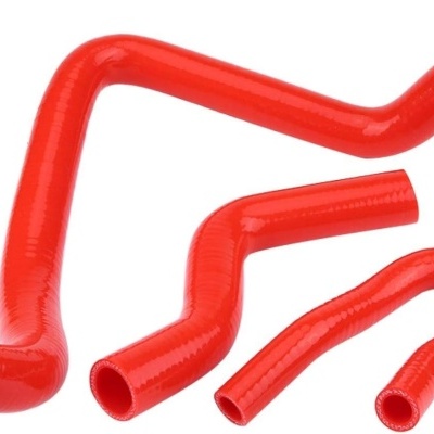 Kit tubos água silicone Honda d15 d16 SOHC EG/EK 1992-2000 vermelho