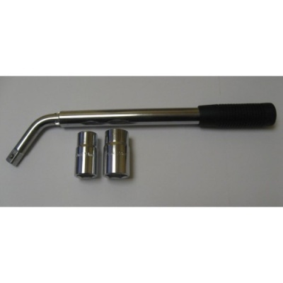 Chave Telescópicos Articulados Extensível Para Rodas De Carro Com Vasos Reversíveis De 17mm-19mm E 21mm-23mm