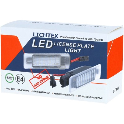 Kits Farolim LED Chapa Matricula Especifico Nissan Kits Farolim LED Chapa Matricula Especifico Nissan