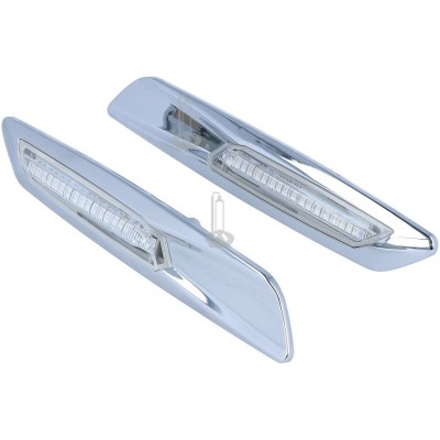 Farolins Laterais LED Cromados BMW 3er 5er E60 E61 E90 E91 E92 E93 F10 Farolins Laterais LED Cromados BMW 3er 5er E60 E61 E90 E91 E92 E93 F10