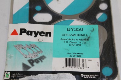 Junta Cabeça Opel Astra F / Vectra A / Kadett 1.7d motor Opel ** 2 furos