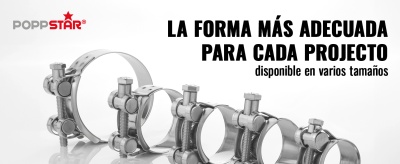 Abraçadeiras Inox Universais reforçadas Abraçadeiras Inox Universais reforçadas
