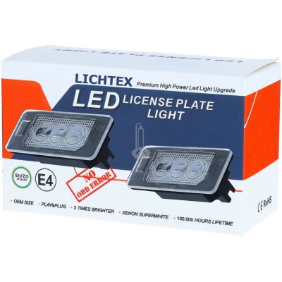Kits Farolim LED Chapa Matricula Especifico Seat Kits Farolim LED Chapa Matricula Especifico Seat