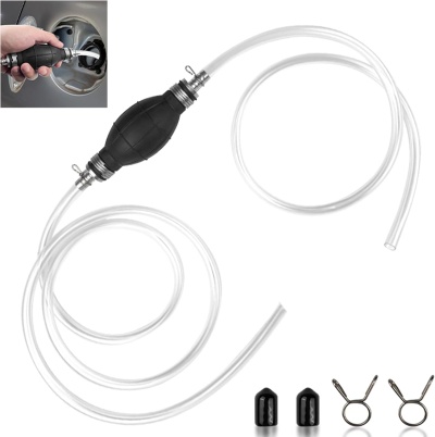 Bomba manual de combustível, bomba de silicone com 2 M mangueiras para gasolina, óleo, água Bomba manual de combustível, bomba de silicone com 2 M mangueiras para gasolina, óleo, água