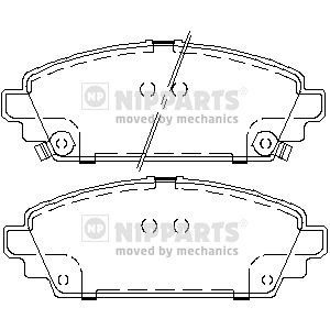Jg Pastilhas travão Honda Accord 98-03 Civic 01-06 j3604048 Jg Pastilhas travão Honda Accord 98-03 Civic 01-06 j3604048