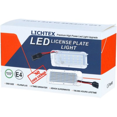 Kits Farolim LED Chapa Matricula Especifico Jaguar Kits Farolim LED Chapa Matricula Especifico Jaguar