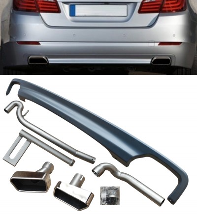 Kit difusor spoiler parachoques trás BMW F10 F11 2011- Kit difusor spoiler parachoques trás BMW F10 F11 2011-