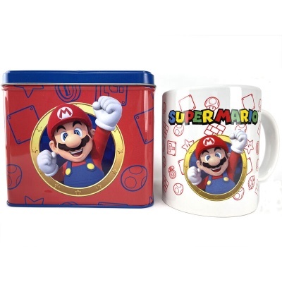 Conjunto Caneca + Mealheiro Mario Super Mario Bros