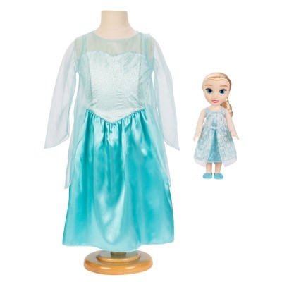 Conjunto Boneca Elsa + disfarce - FROZEN