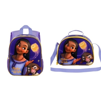 Conjunto 3D Wish - Mochila + Lancheira