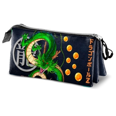 Mochila 43cm e Estojo Triplo Shenron Dragon Ball
