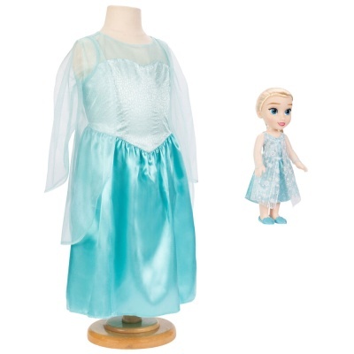 Conjunto Boneca Elsa + disfarce - FROZEN