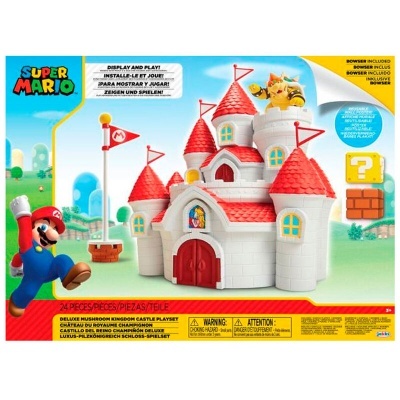 Playset Mushroom Kingdom Castle Super Mario Bros Nintendo