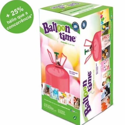 Gás Hélio - botija pequena compacta