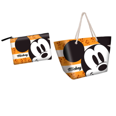 Mala de praia + Bolsa Necessaire Mickey