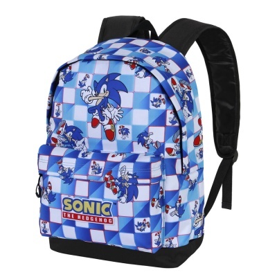 Conjunto Sonic Blue Lay - Mochila + Estojo Triplo