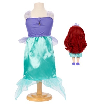 Conjunto Boneca Ariel + disfarce - A PEQUENA SEREIA