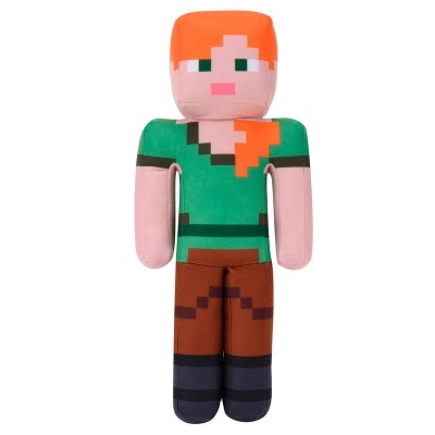 Peluche Alex 35cm - Minecraft
