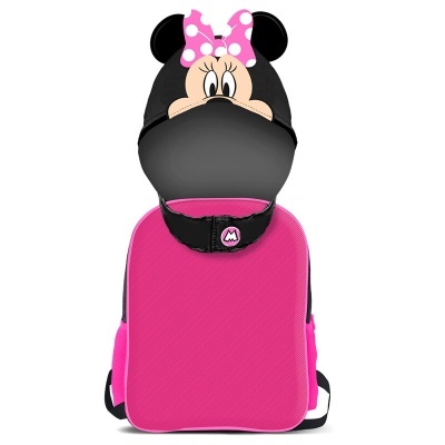 Mochila Minnie com capuz