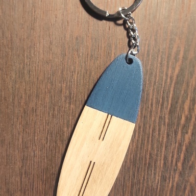 Custom Surfboard Keychain