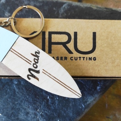 Custom Surfboard Keychain