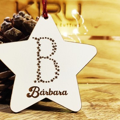 Estrelas de Natal com Nomes