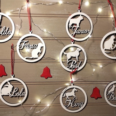 Bolas de Natal com Nome