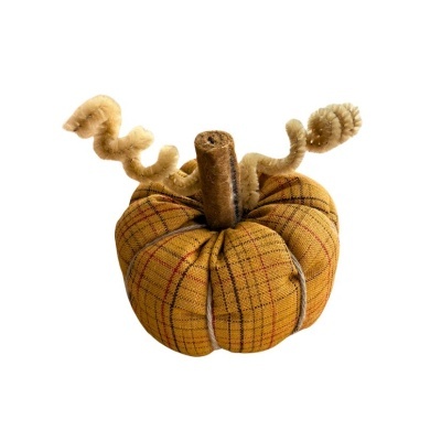 Abóbora Decorativa em Tecido