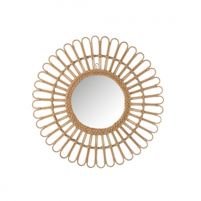 Espelho Ellen em Rattan Natural