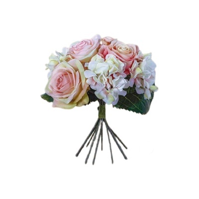 Bouquet Rosas e Hortênsias