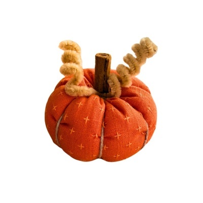 Abóbora Decorativa em Tecido