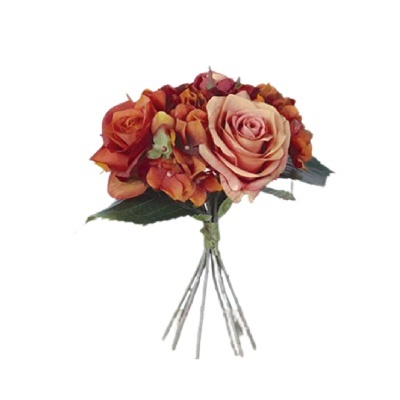 Bouquet Rosas e Hortênsias