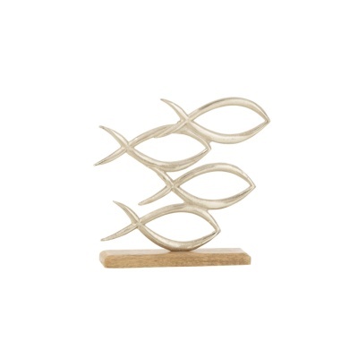 Peixes Decorativos em Alumínio