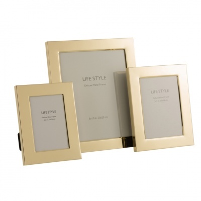 Moldura Metal Dourado