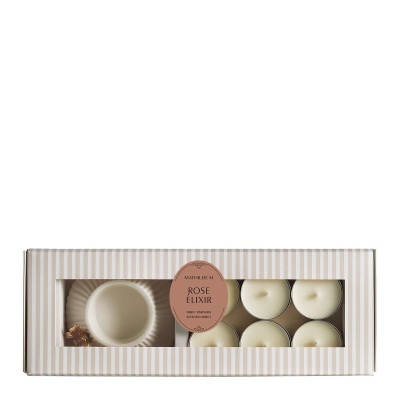 Coffret Porta-velas Borboleta Mathilde M. - Rose Élixir