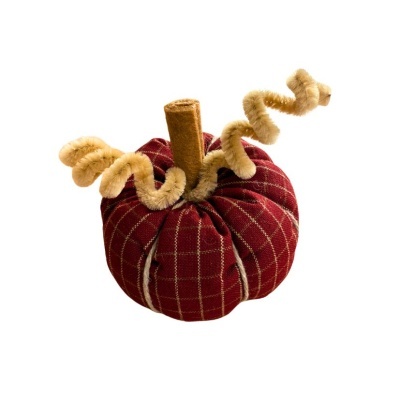 Abóbora Decorativa em Tecido