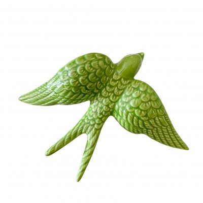 Andorinha em Cerâmica Verde