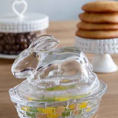 Frasco Coelhinho em Vidro