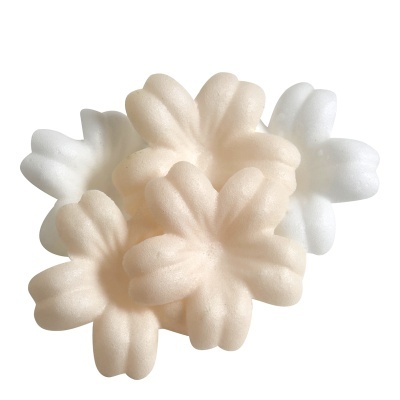 Caixa de Pétalas de Sabonete Brancas e Nude