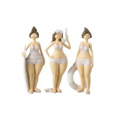 Banhista em Poliresina