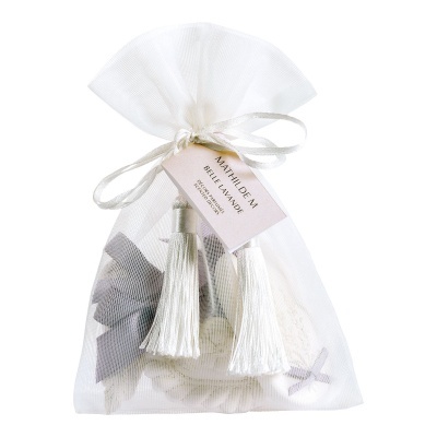 Saquinho de Organza com Três Gessos Perfumados - Belle Lavande