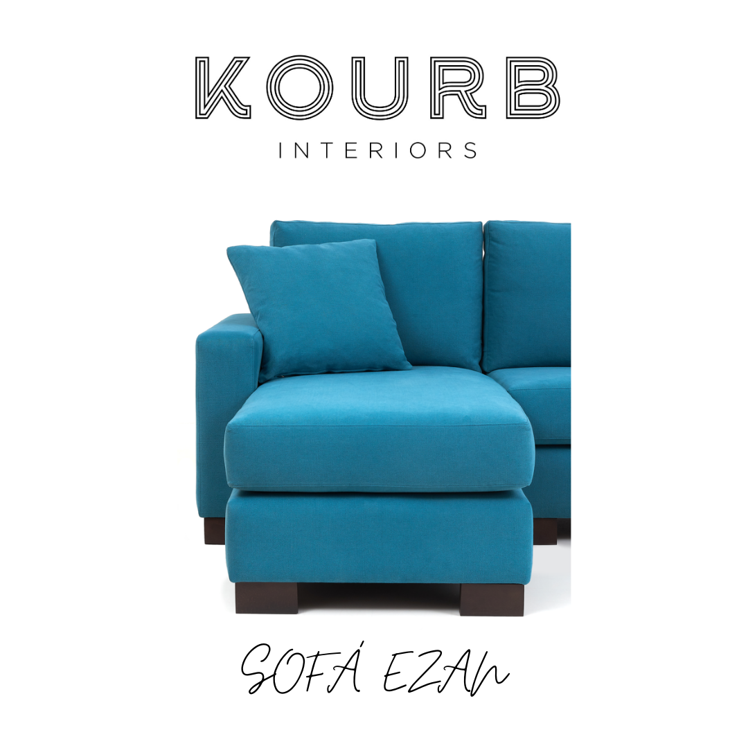 Sofá Ezan - 2 Lugares com Chaiselongue