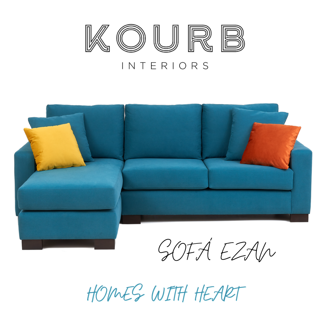 Sofá Ezan - 2 Lugares com Chaiselongue