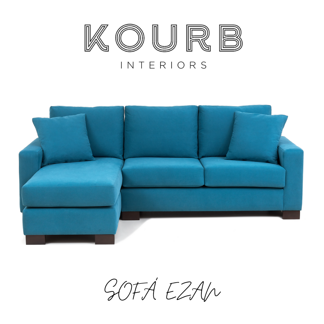 Sofá Ezan - 2 Lugares com Chaiselongue