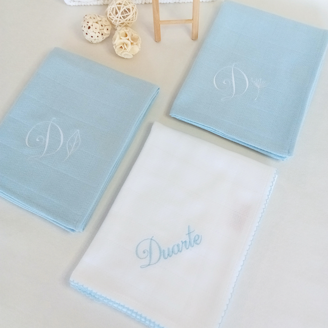 Fraldas personalizadas 3 unid. (azul)