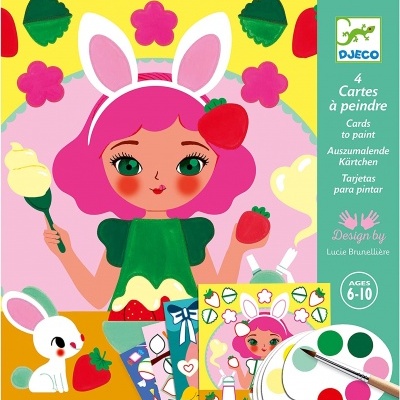 HORA DO LANCHE - JOGO DE COLORIR CARTÕES SURPRESA