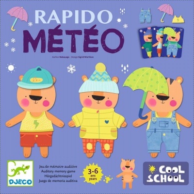 JOGO DE MEMÓRIA AUDITIVA - RAPIDO METEO