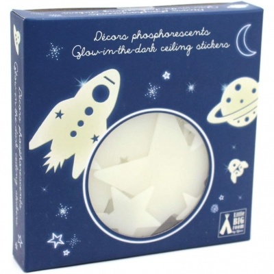 ESPAÇO ADESIVOS BRILHAM NO ESCURO